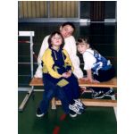 Eltmann 2000: Claudia Zargus, Lara Hoffmann und Rebecca Kalb beim Hallensportfest der SG Eltmann