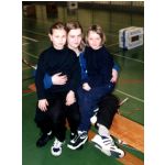 Eltmann 2000: Jule Stein, Verena Mller und Kristina Fleischer beim Hallensportfest der SG Eltmann