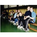 Eltmann 2001: Warten auf den nchsten Wettkampf whrend des Hallensportfestes der SG Eltmann