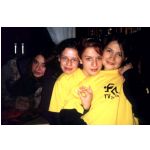 Weihnachtsfeier 2001: Bahar Bosnak, Chantal und Jaqueline Perez Menjivar sowie Betl Bosnak 