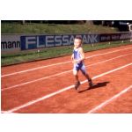 Herbstsportfest bei der DJK 2001: Noel Stein beim 50m-Lauf