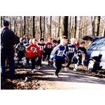 Kreis-Waldlaufmeisterschaften 2002: Start der Schler.