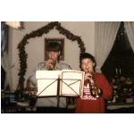 Schweinfurt 1998: Markus Schumann und Dominik Siebenbrger bei der Weihnachtsfeier