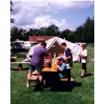 Camping 1999: auf dem Campingplatz Schweinmhle